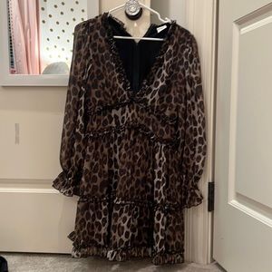 Cheetah Print Dress